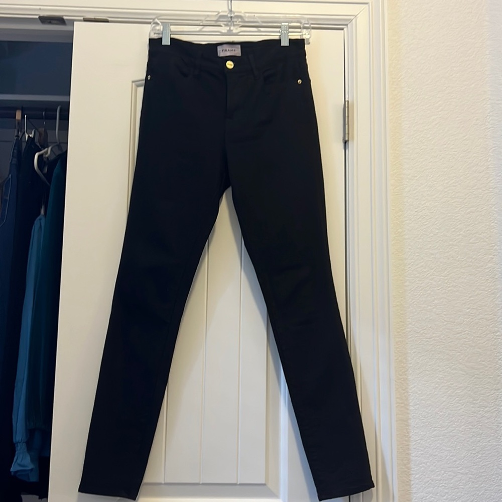 FRAME Le High Crop Skinny Jeans
